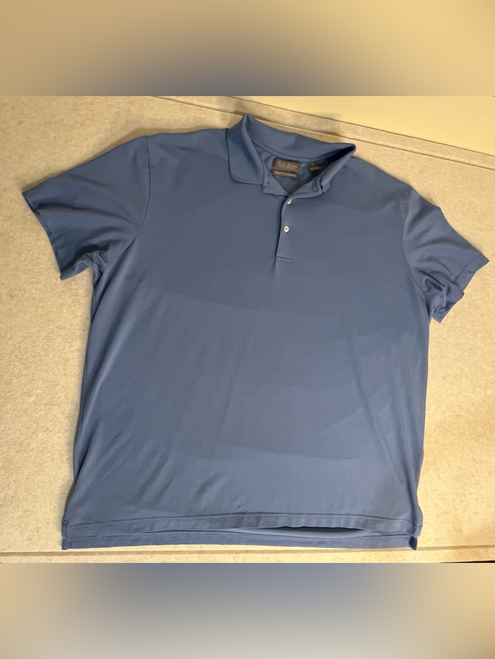 Daniel Cremieux Signature Pima Performance Slate Blue Polo Shirt XXL 2XL